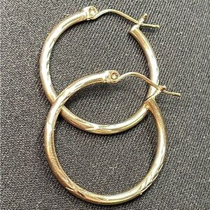 925 sterling silver and 10k earrings